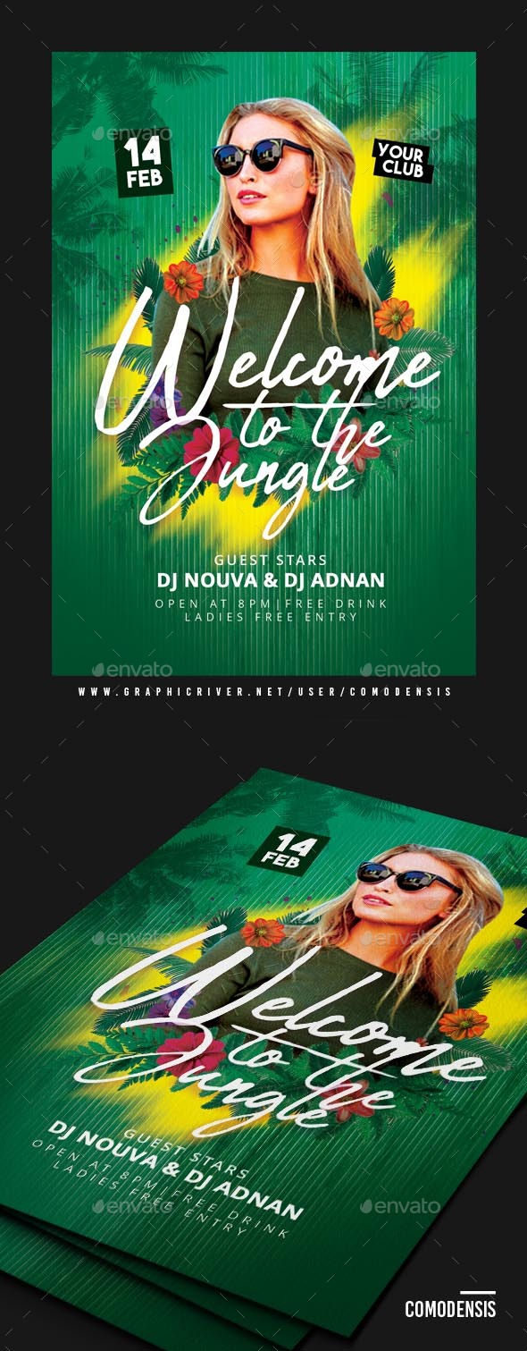 Welcome to the Jungle Dj Party - Clubs & Parties Events