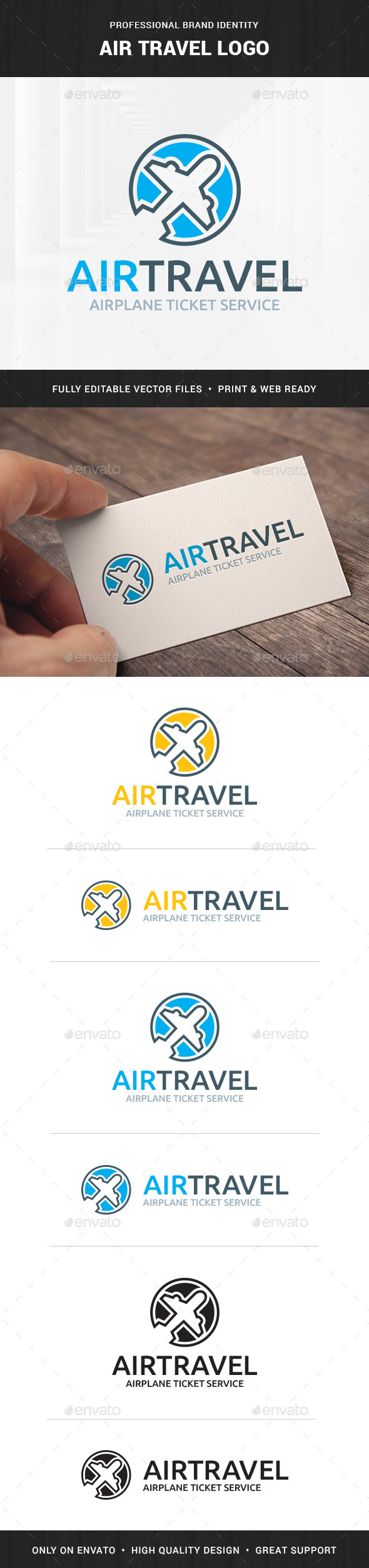 Air Travel logo Template - Logo Templates
