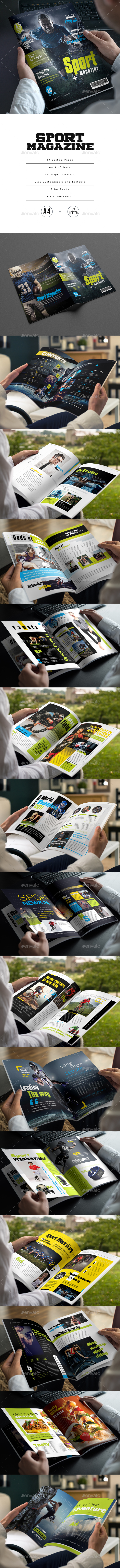Sport Magazine - Magazines Print Templates