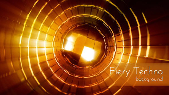 Fiery Techno Background