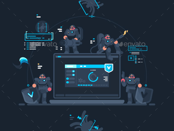 Antivirus Computer Security - Miscellaneous Vectors
