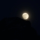 Moon Over a Rock in the Night - VideoHive Item for Sale
