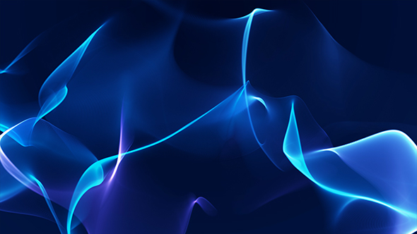 Soft Blue Abstract Relaxing Fire Waves by Evolution_Studio 