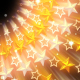 Golden Glowing Stars - VideoHive Item for Sale