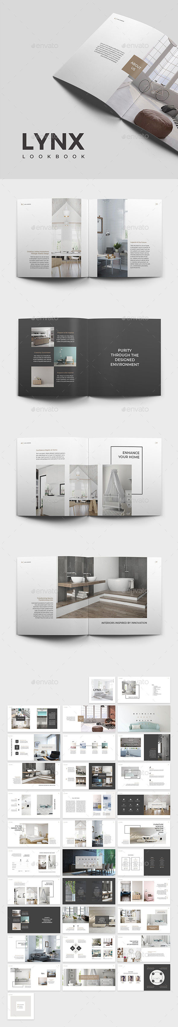 Lynx Lookbook Template - Catalogs Brochures