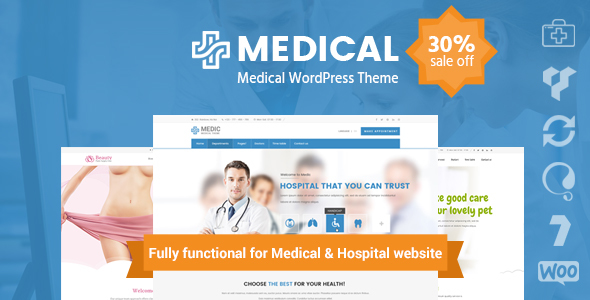 Medical Clinic Hospital WordPress Theme | inMedical - Health & Beauty Retail