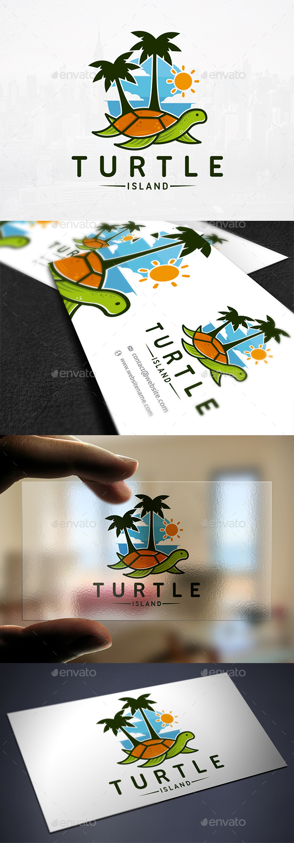 Turtle Resort Logo Template - Humans Logo Templates