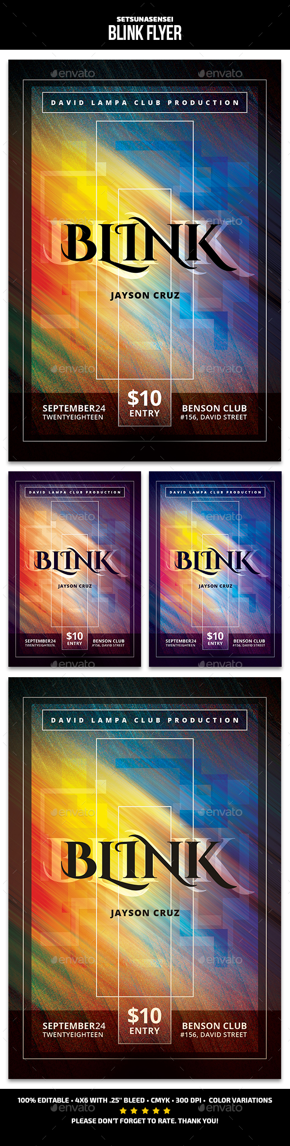 Blink Flyer - Events Flyers