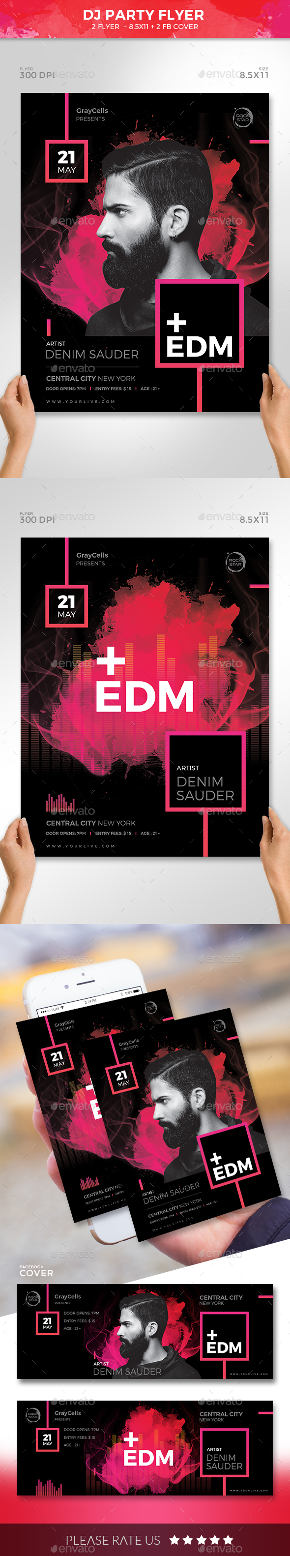 DJ Party Flyer - Clubs & Parties Events