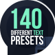 Text Presets Pack - VideoHive Item for Sale