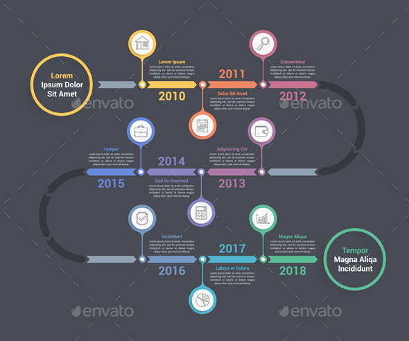 Timeline Infographics - Infographics