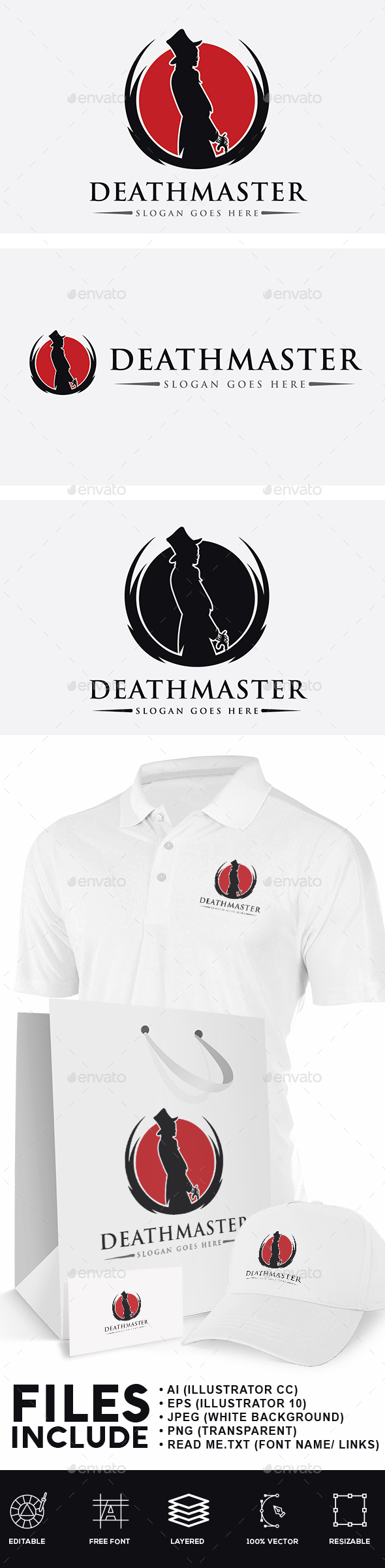 Death Master Logo - Humans Logo Templates