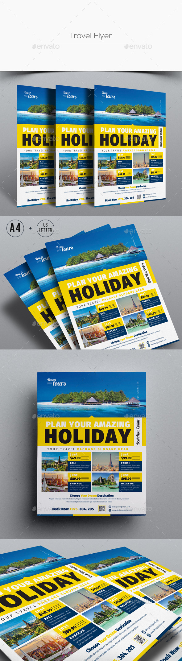 Travel Flyer - Holidays Events