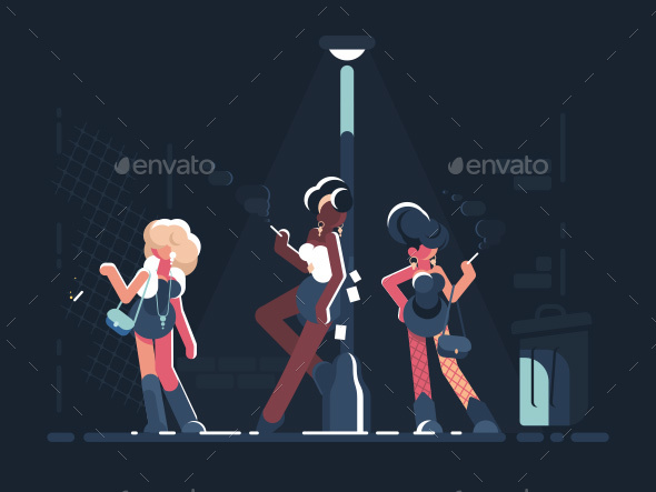 Prostitutes at Work - Miscellaneous Vectors