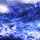 Abstract Blue and Violet Clouds with Mysterious Planet and Big Star - VideoHive Item for Sale