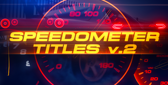 Speedometer Titles v.2 - VideoHive 21385089