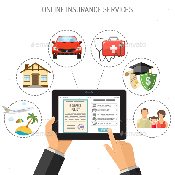 Online Insurance Services - Services Commercial / Shopping