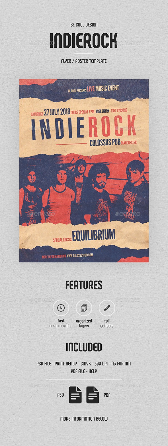 Indie Flyer/Poster - Concerts Events