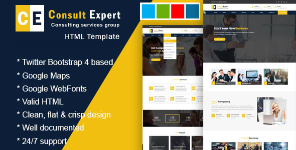 Incredible Consult Experts - Business Consulting and Professional Services HTML Template