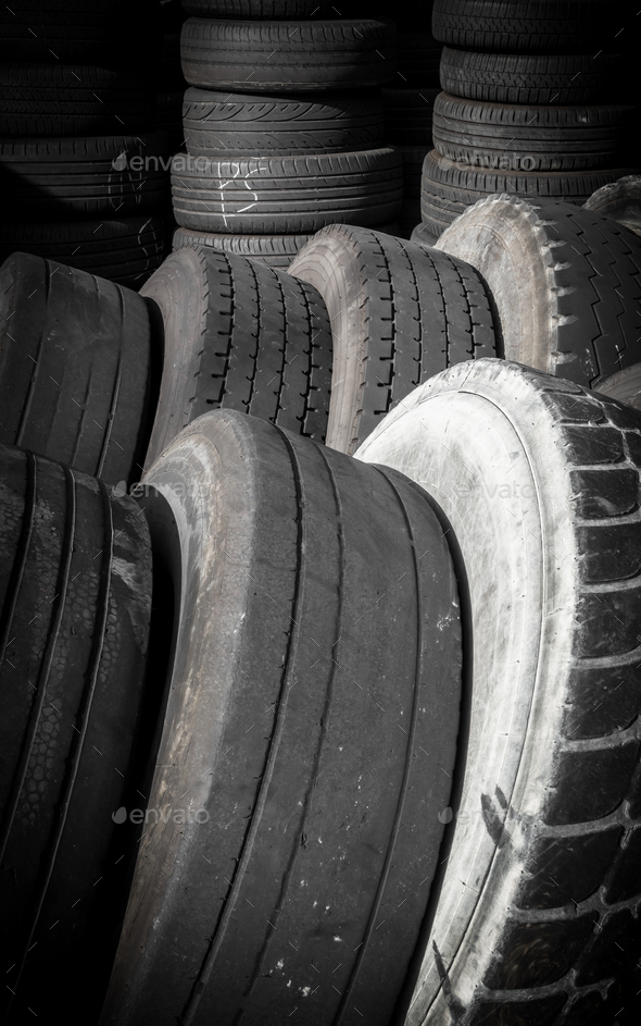 Old used tires Stock Photo by germanopoli | PhotoDune