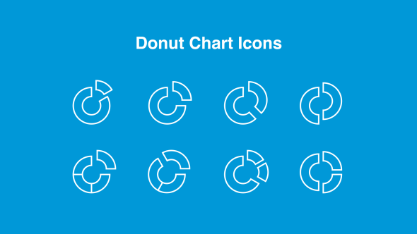 Donut Chart Icons - VideoHive 21388591