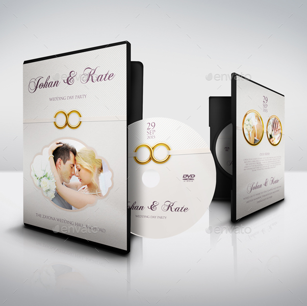 Wedding DVD Cover and Label Template Vol.10 by OWPictures | GraphicRiver