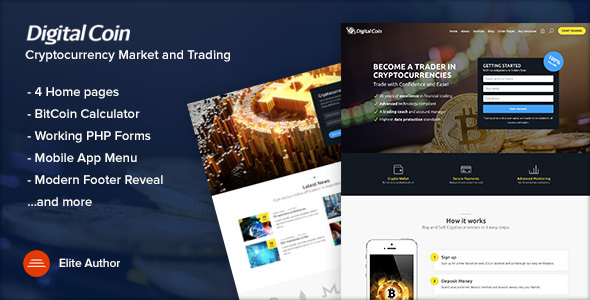 Digital Coin - ThemeForest 21223039