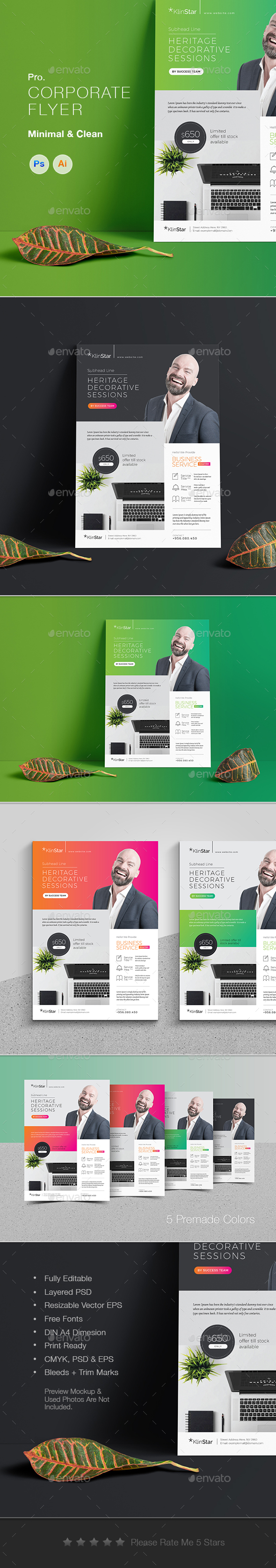 Multipurpose Corporate Business Professional Flyers - Corporate Flyers