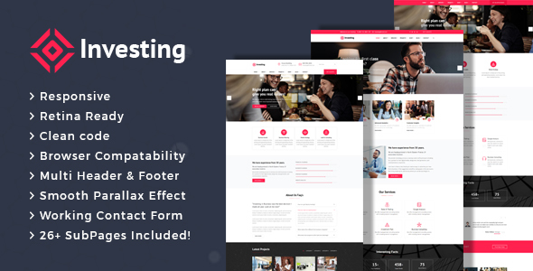 Lovely Investing - Business Consulting and Professional Services HTML Template