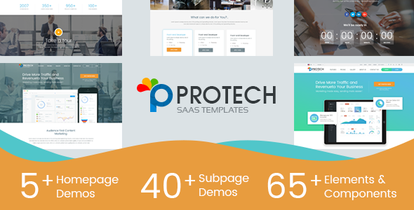 Protech SaaS - SaaS, Software & WebApp Template - Software Technology