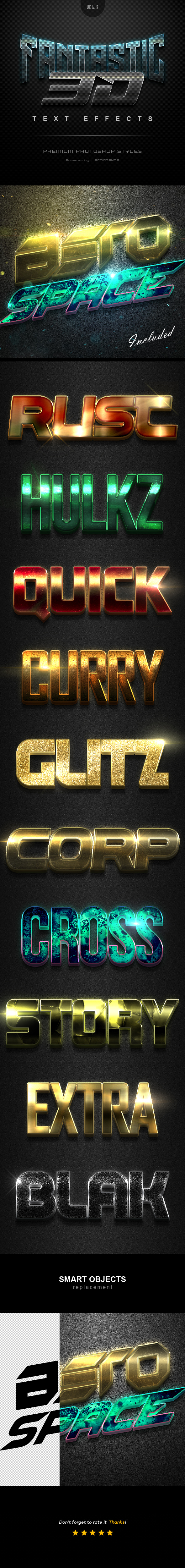 3D Text Effects Vol.2
