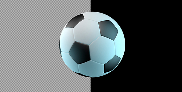 3d soccer ball