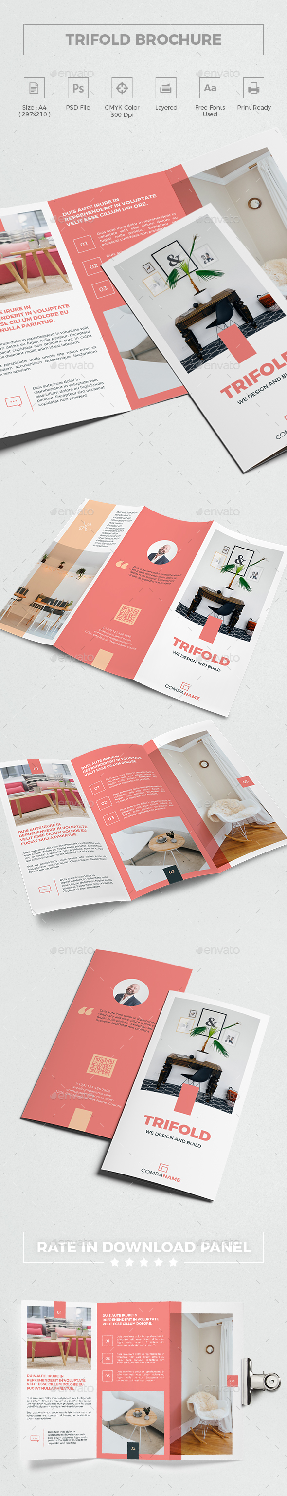 Trifold Brochure - Brochures Print Templates