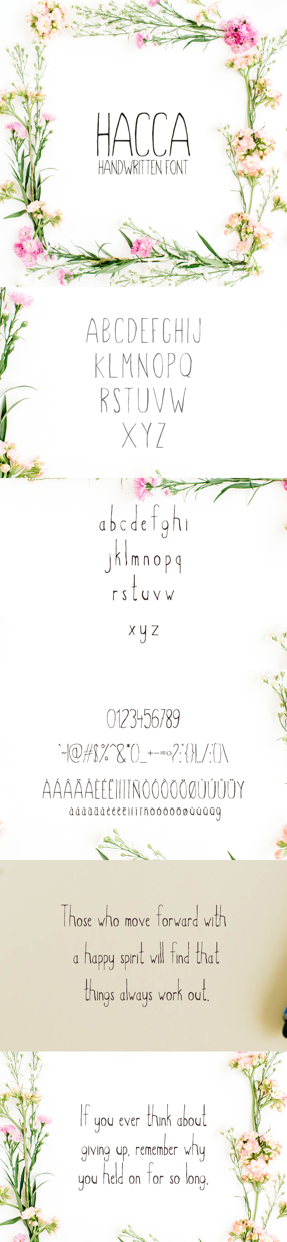 Hacca Handwitten Sans Serif Font - Sans-Serif Fonts