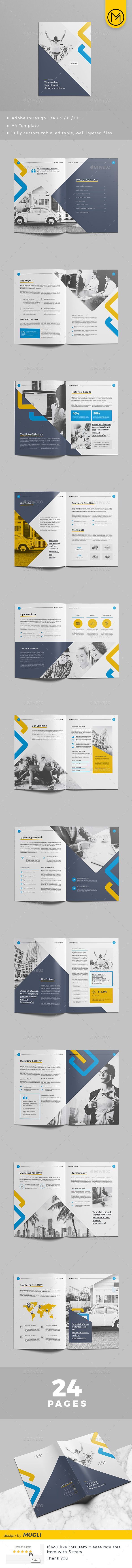 Indesign A4 Company Profile - Corporate Brochures