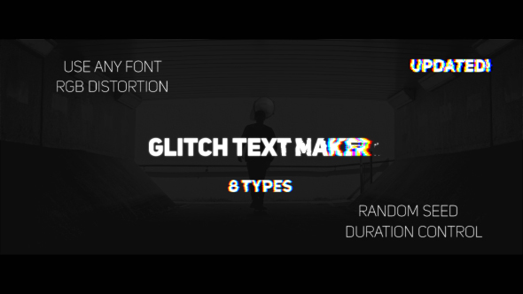 Glitch Text Maker - VideoHive 21247817