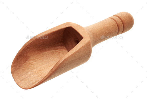 Wooden scoop - Stock Photo - Images