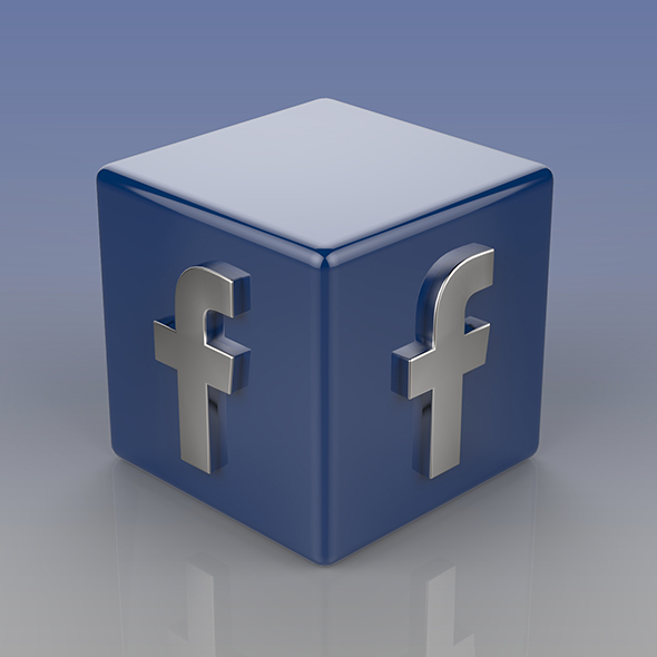 Facebook Logo - 3Docean 21396421