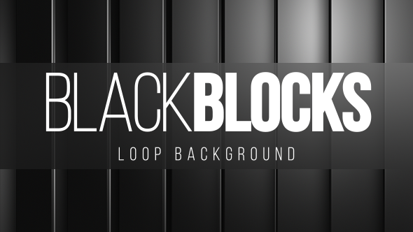 Black Vertical Blocks Loop Background