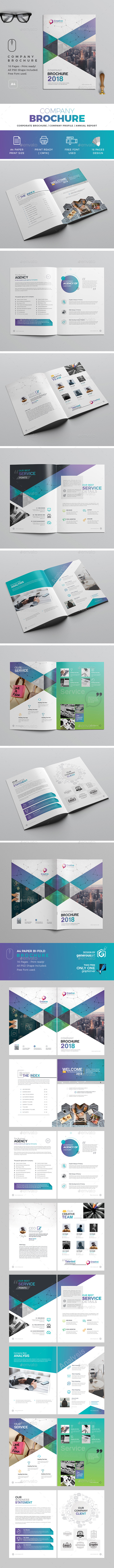 Company Brochure - Brochures Print Templates