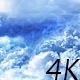 Flying Through Abstract White and Blue Clouds - VideoHive Item for Sale