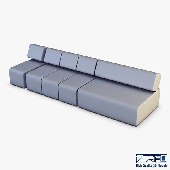 Atollo Sofa v 1 - 3DOcean Item for Sale