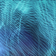 Aqua Blue Lines Waving - VideoHive Item for Sale