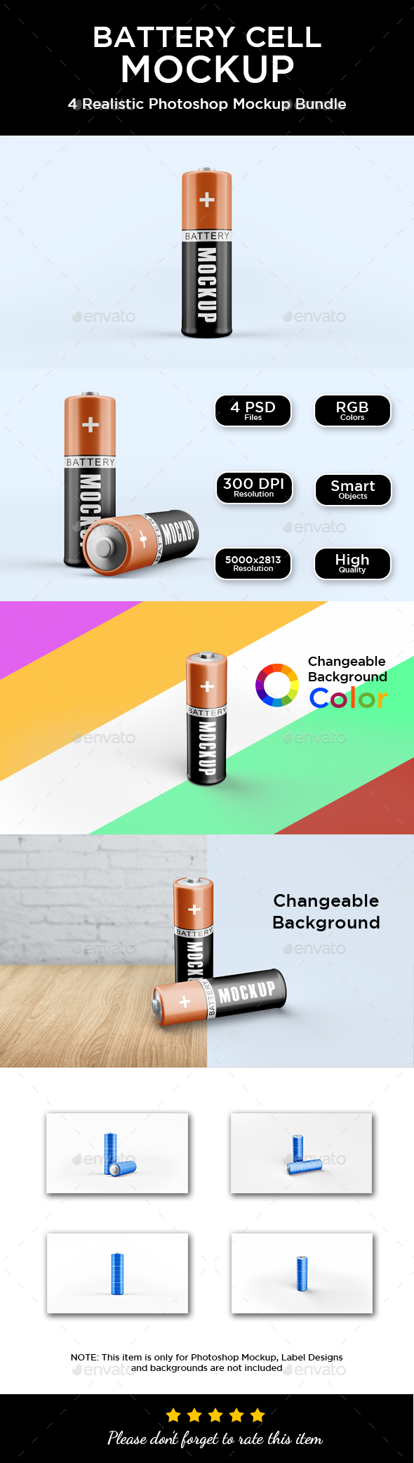 Battery Cell Mockup