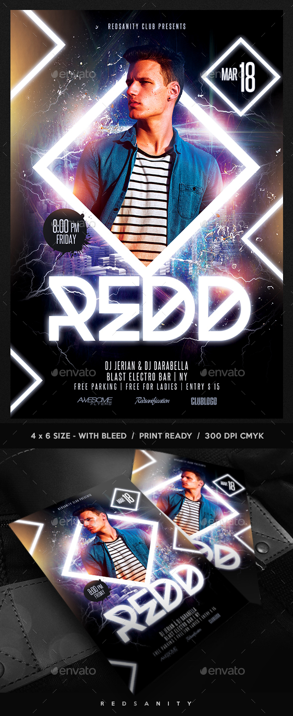 Guest DJ / Artist Flyer - Clubs & Parties Events