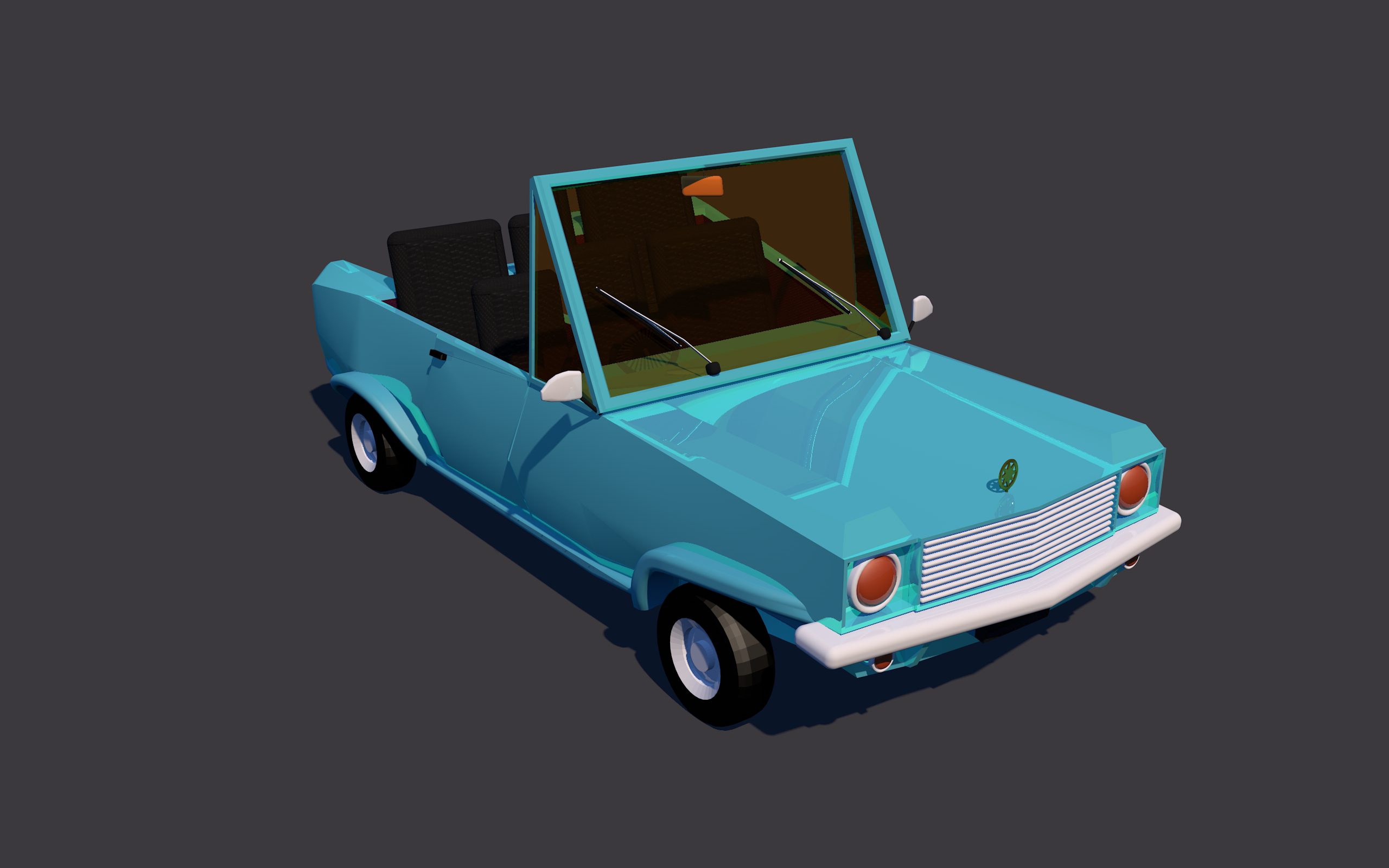 Low Poly Car Model TE013 by thexpostudios 3DOcean