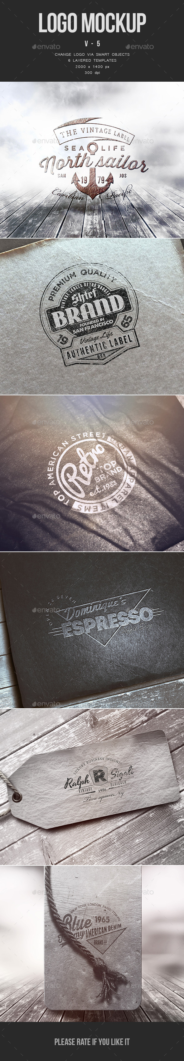 Logo Mockup V5 - Logo Product Mock-Ups