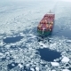 Container Ship in the Sea at Winter Time - VideoHive Item for Sale