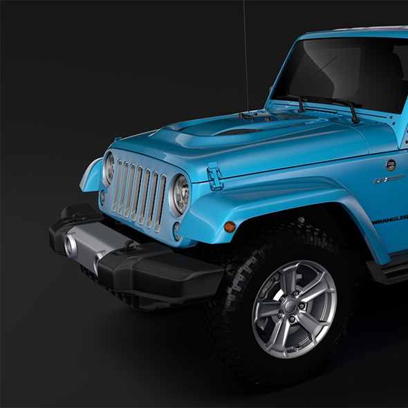 Jeep Wrangler Unlimited - 3Docean 21401745
