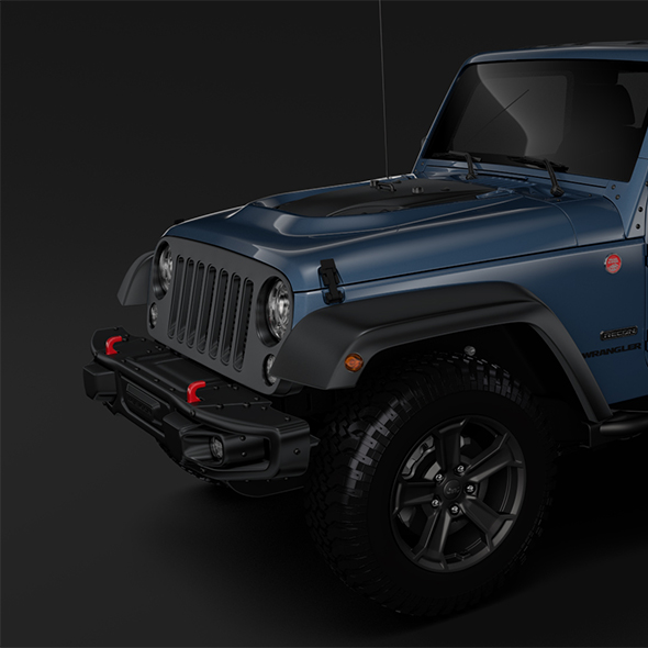 Jeep Wrangler Unlimited - 3Docean 21401754